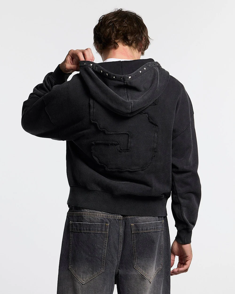2010 ZIP HOODIE BLACK - Image 3