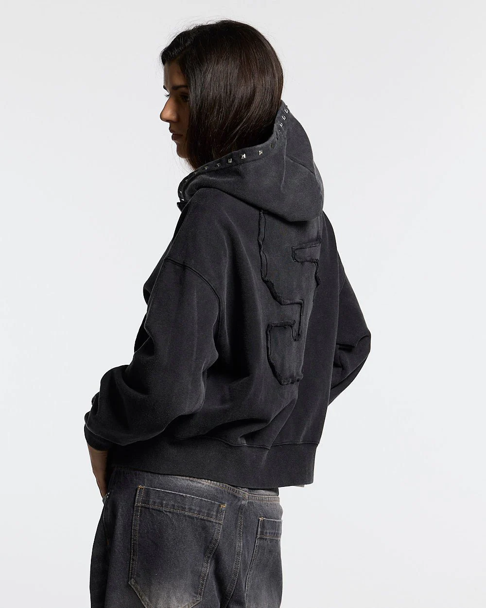 2010 ZIP HOODIE BLACK - Image 7