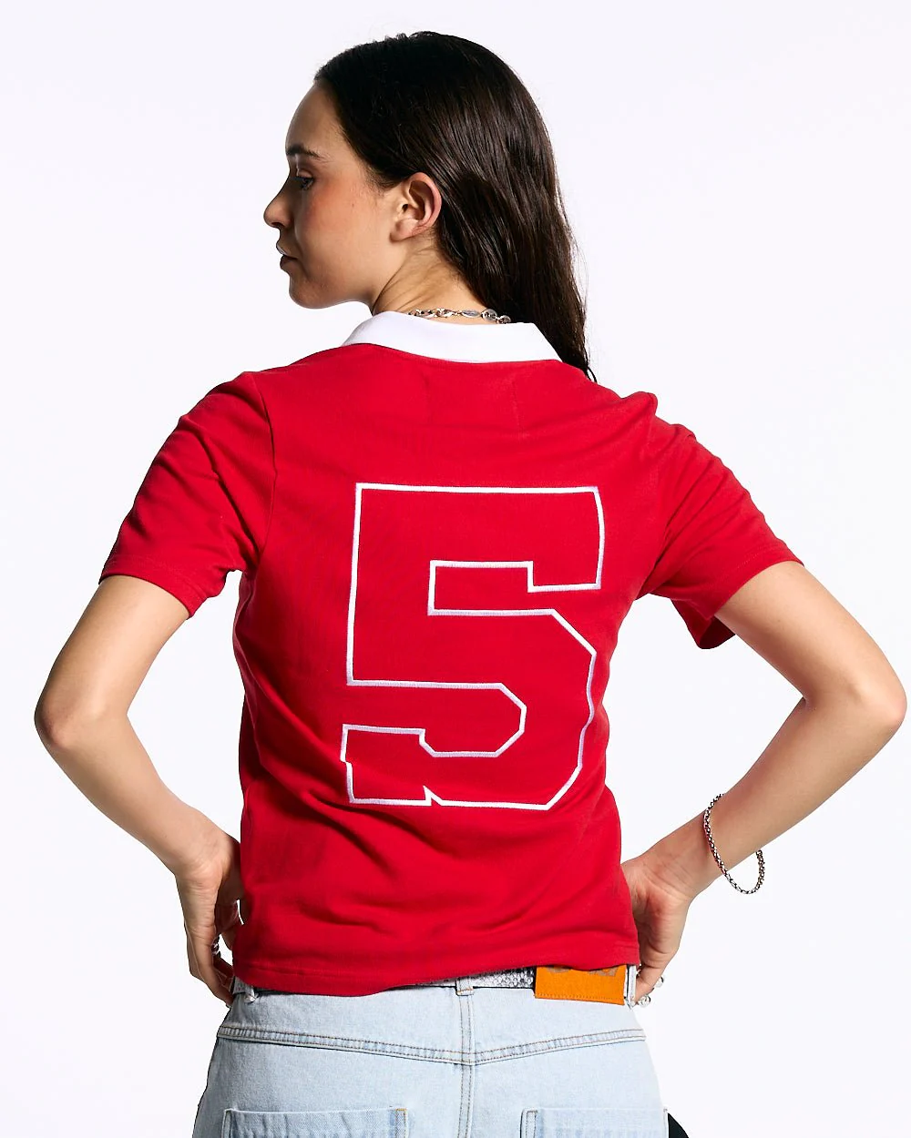 5th AURA SLIM POLO RED - Image 3