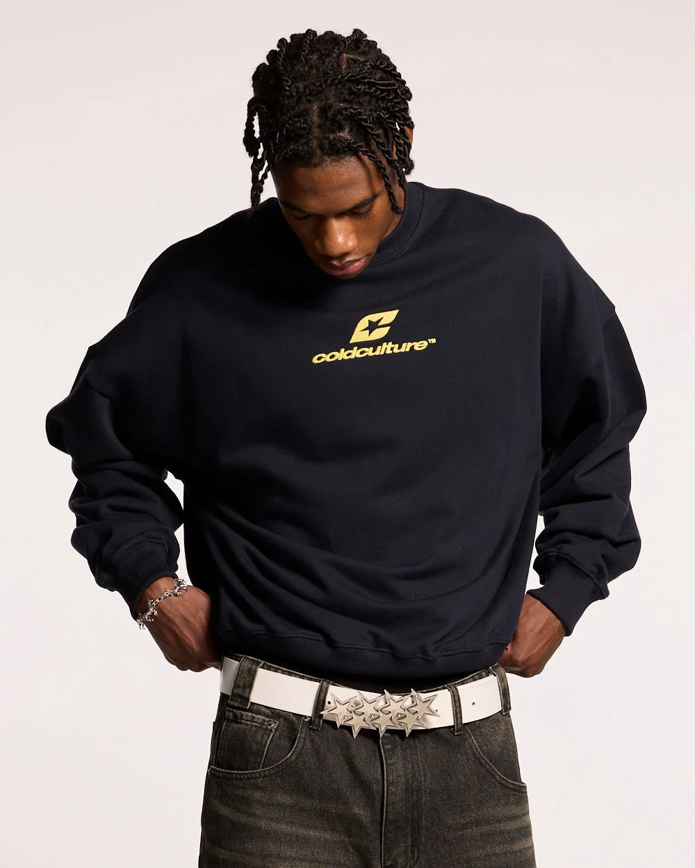 CURVED CREWNECK MIDNIGHT BLUE - Image 4