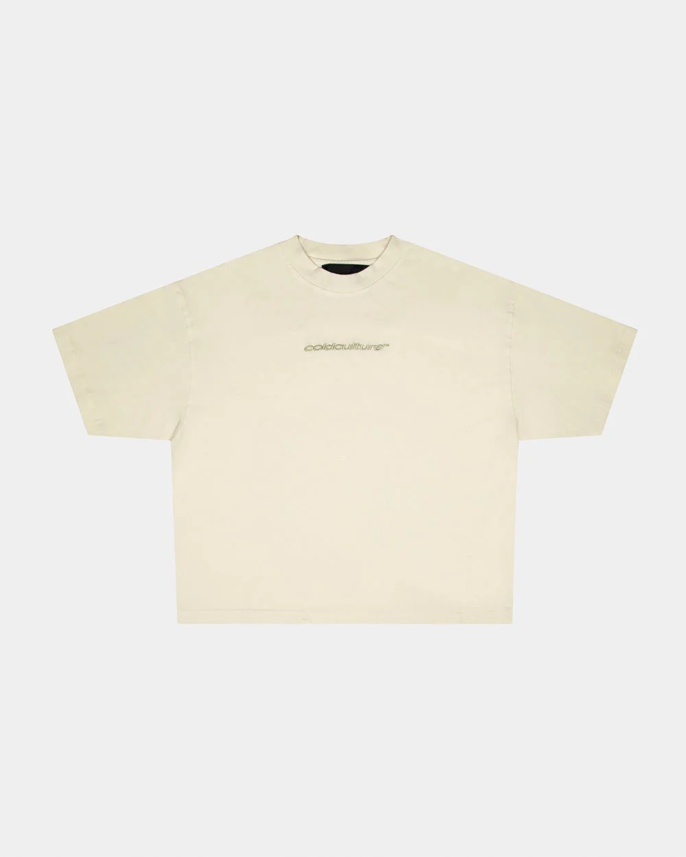 DISTRESS CURVED TEE CREAM - Image 3