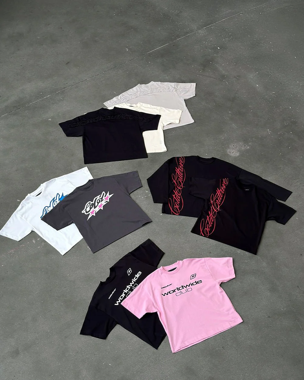 DISTRESS CURVED TEE CREAM - Image 9