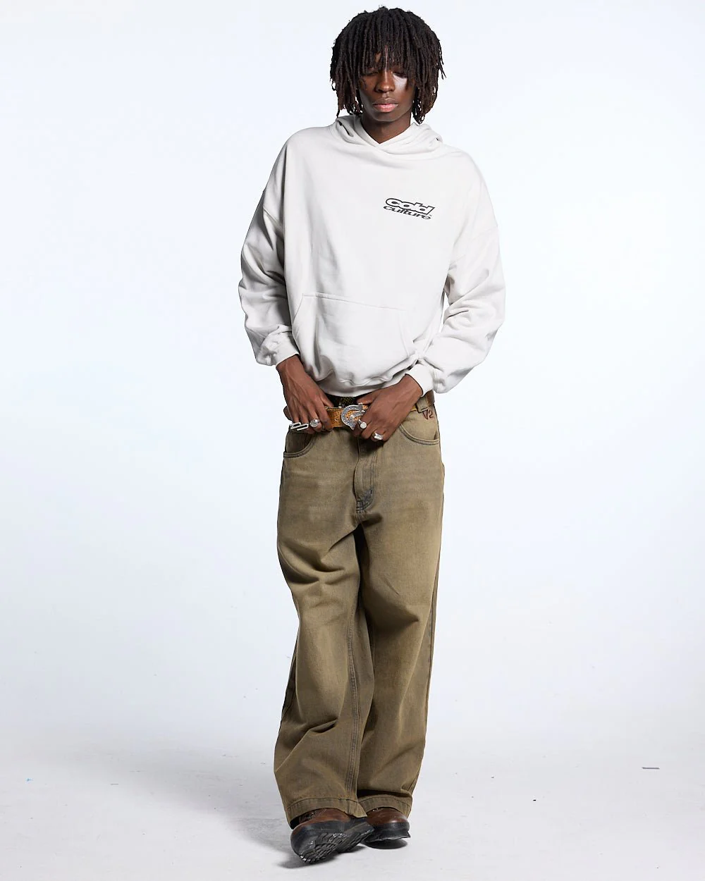 LOLLIPOP HOODIE LIGHT GREY - Image 4