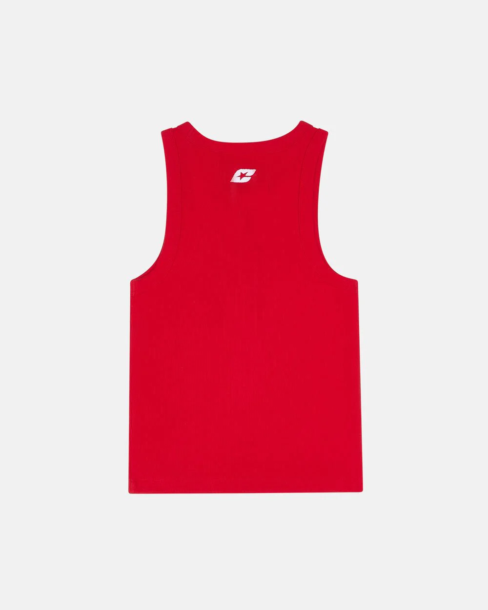 RIB TANK TOP RED - Image 4