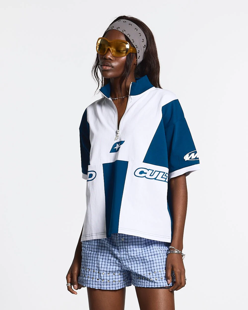 EYELETS HEADBAND STEEL GREY - Image 3