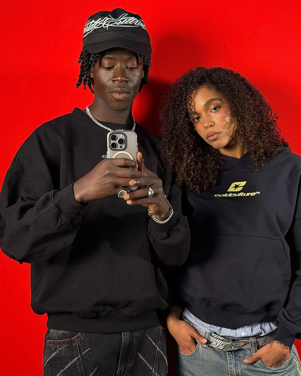 CURVED HOODIE MIDNIGHT BLUE - Image 7