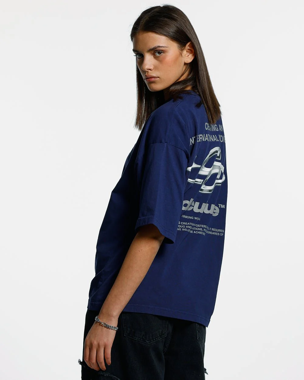 SPARKLY TEE COSMIC BLUE - Image 5