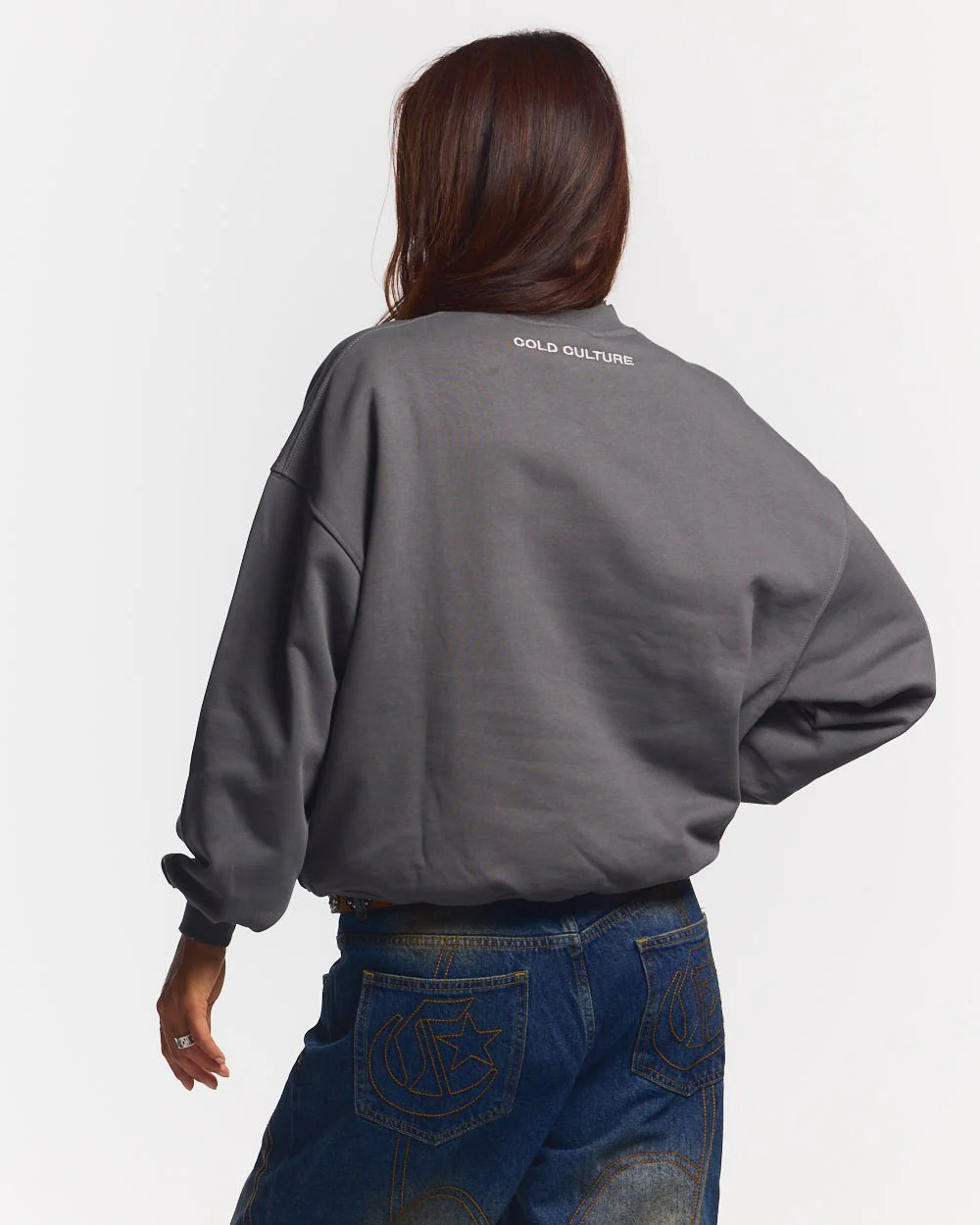 STARS CREWNECK DUST GREY - Image 6