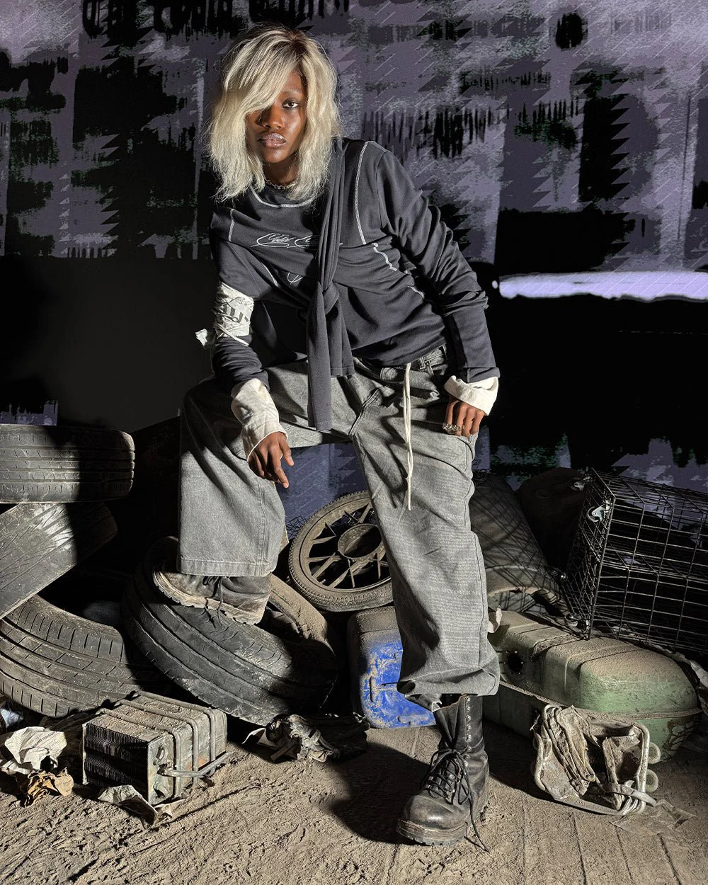 SURVIVOR LONGSLEEVE BLACK - Image 7